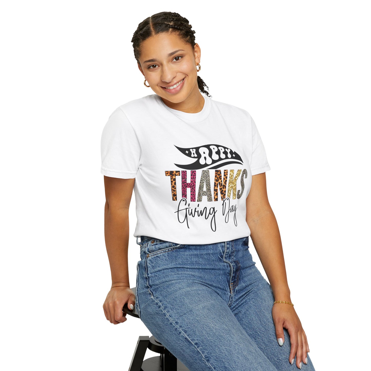 Happy Thanksgiving | Unisex Garment-Dyed T-shirt