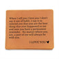 To My Soulmate | Graphic Leather Wallet